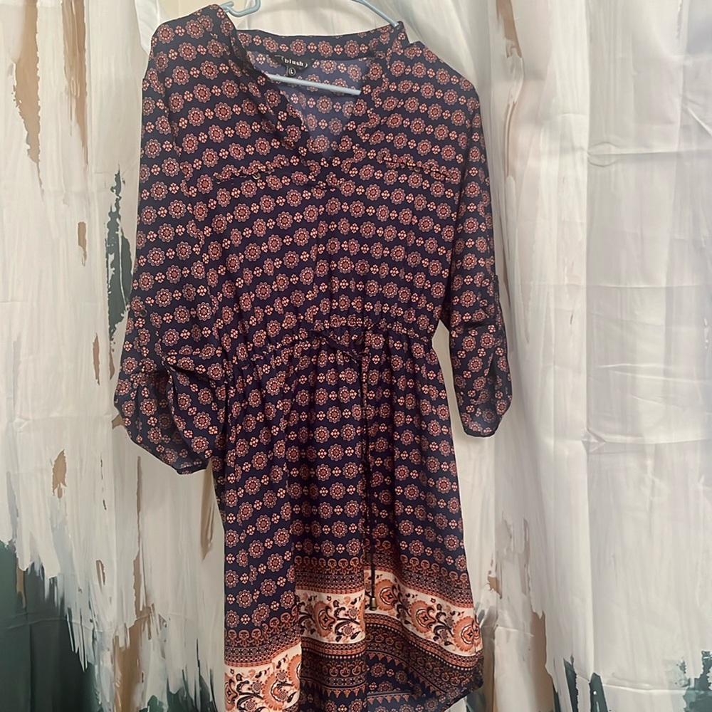 Hint of blush large dress